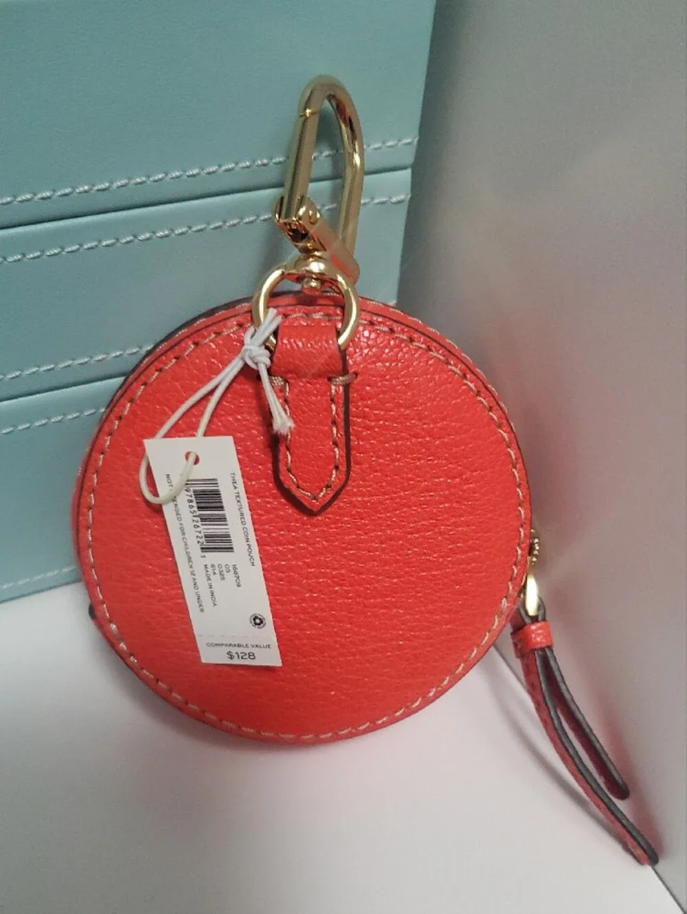 Tory Burch round leather